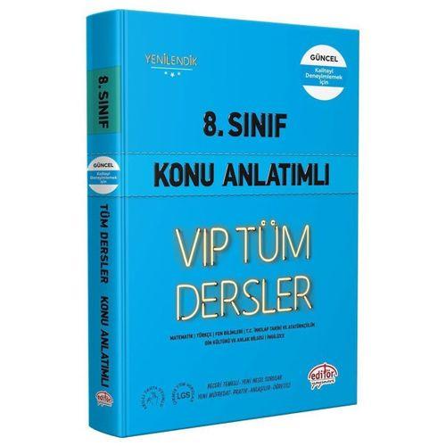 8. Sınıf VİP Tüm Dersler Konu Anlatımlı Editör Yayınları