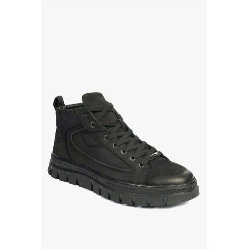 Hammer Jack Hakiki Deri Derry Siyah Torje Erkek Bot