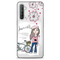 Sokak Modası 91 Oppo Realme XT Kılıf Desenli Silikon