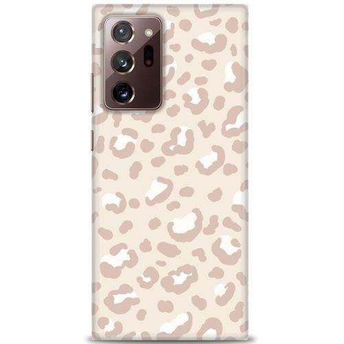 Samsung Galaxy Note 20 Kılıf HD Baskılı Kılıf - Kahve Leoapar + Tam Ekran Koruyucu
