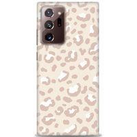 Samsung Galaxy Note 20 Kılıf HD Baskılı Kılıf - Kahve Leoapar + Tam Ekran Koruyucu