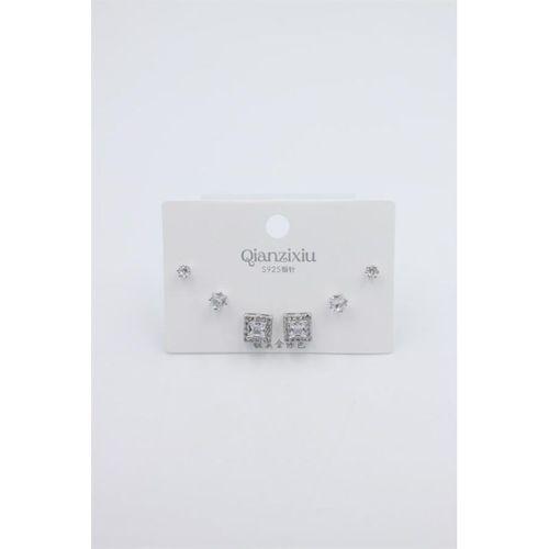 Çoklu Set Küpe - Gümüş