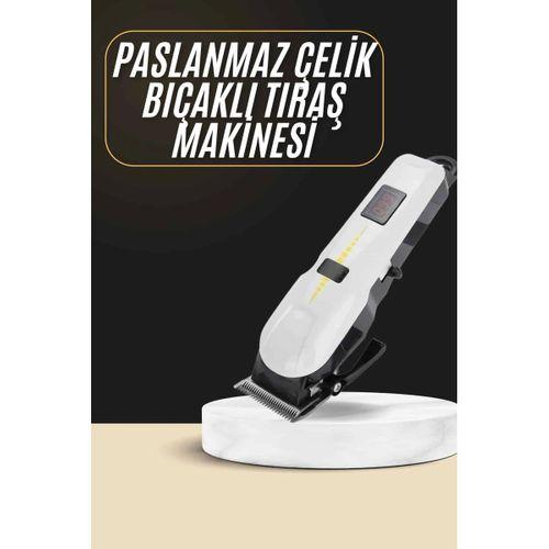 2025 Model  Dijital Saç Sakal Tıraş Makinesi Islak Kuru Kullanıma Uygun