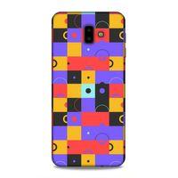 Samsung Galaxy J6 Plus Uyumlu Kılıf Insomnia (37) Silicone Cover Mor Sarı
