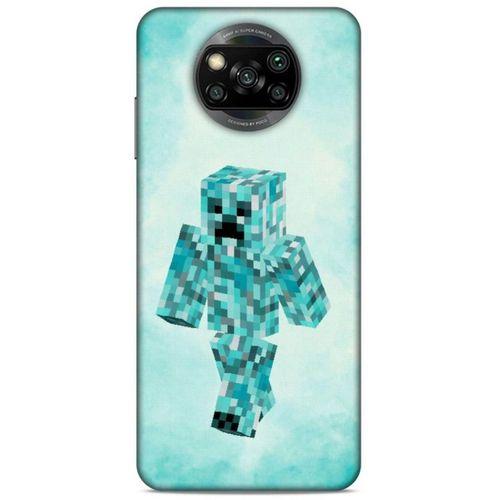 Lopard Xiaomi Redmi Poco X3 Uyumlu Kılıf PiXel (47) Crystal Flex Kılıf Diamond Creeper