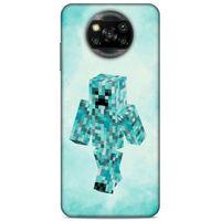 Lopard Xiaomi Redmi Poco X3 Uyumlu Kılıf PiXel (47) Crystal Flex Kılıf Diamond Creeper