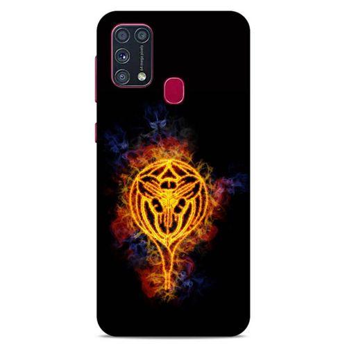 Lopard Samsung Galaxy M31 Uyumlu Kılıf FireX (18) Telefon Kılıfları Sarı siyah