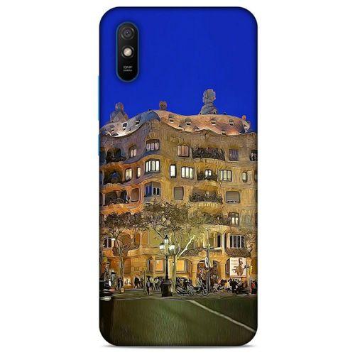 Xiaomi Redmi 9A Kılıf Dünya Mimarisi (28) Arka Kapak Casa Mila İspanya