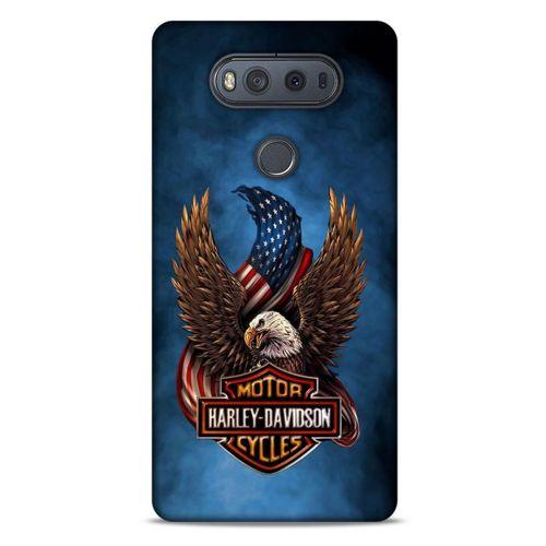 LG K61 Uyumlu Kılıf Motorsiklet (2) Kabı Harley Davidson