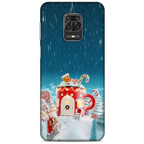 Xiaomi Redmi Note 9 Pro Kılıf Snowix (13) Silikon Kap Kırmızı