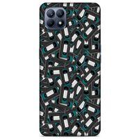 Retro (26) Desen Tpu Silikon Kılıf Renkli Huawei P40 Lite Kılıf