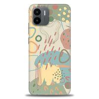 Xiaomi Redmi A1 Kılıf HD Baskılı Kılıf - Renkli Tuval + Tam Ekran Koruyucu