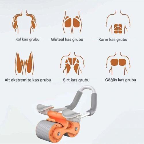 Ab Roller Karın Kası Egzersiz Tekerleği