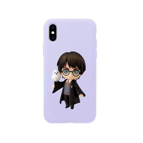 iPhone Xs Max Harry Potter Tasarımlı Lila Telefon Kılıfı