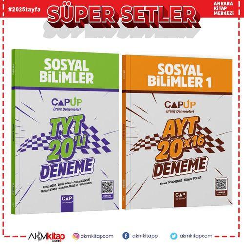 Çap Yayınları TYT AYT Sosyal Bilimler Deneme Seti 2 Kitap
