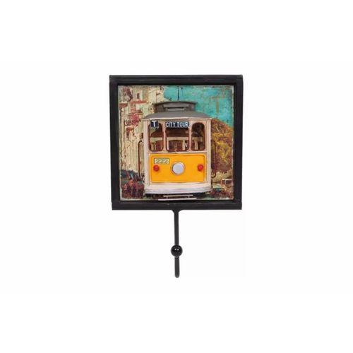 Dekoratif Metal Askı Tramvay Dekorlu Retro Askılık Hediyelik