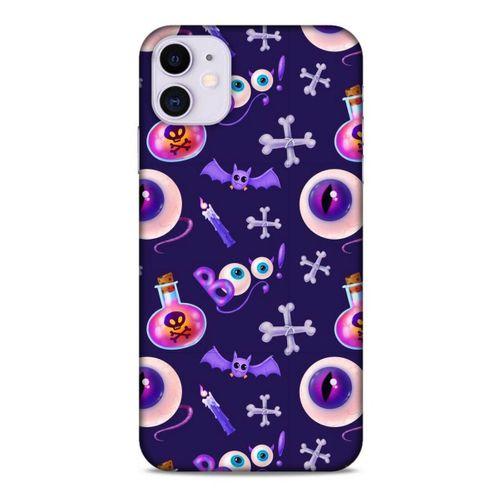Apple Iphone 11 Uyumlu Kılıf Mor Delisi (21) Koruyucu Kapak Göz