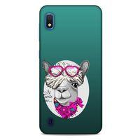 Animax Pembe Fularlı Lama Samsung Galaxy A10 Kılıf Desenli Silikon