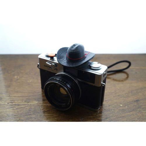 Cowboy Şapka Kamera Hot Shoe Kapağı 3D Baskı (Bu ürün Sadece Plastik parçadır - Almadan Önce Soru Sorabilirsiniz)