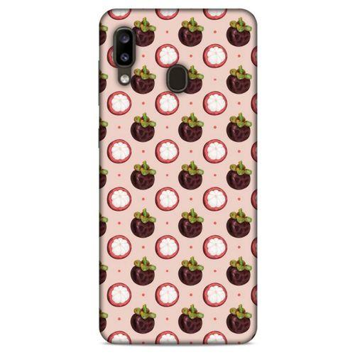 Frutix Mangosteen 03 Samsung Galaxy A20 Kılıf Desenli Silikon