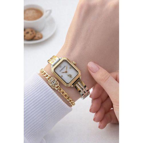 U.S.Polo Assn. Kasa Ve Kordon Çelik 3 Atm Suya Dayanıklı 2 Yıl Garantili Kadın Kol Saati U02147.31