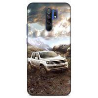 Lopard Xiaomi Redmi 9 Uyumlu Kılıf PickUpX (38) Neo Hybrid Kılıf Gri Amarok
