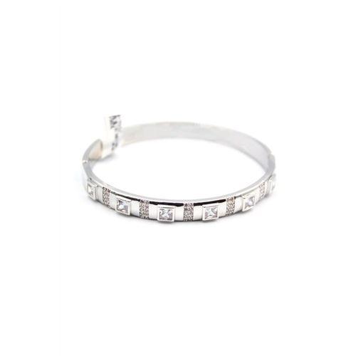 Zirkon Taşlı Bilezik - Gümüş