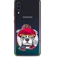 Zoologix (94) Samsung Galaxy A80 Şeffaf Kılıf Silikon Desenli