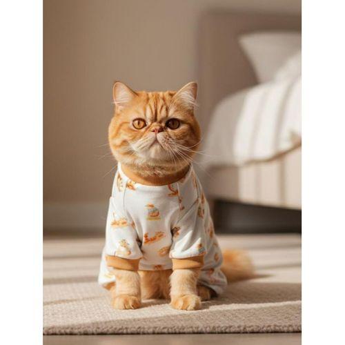 Bejjy Pamuklu Kedi Tulum Pijama