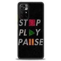Xiaomi Redmi Note 11 Pro Plus Kılıf HD Baskılı Kılıf - Stop Play + Tam Ekran Koruyucu