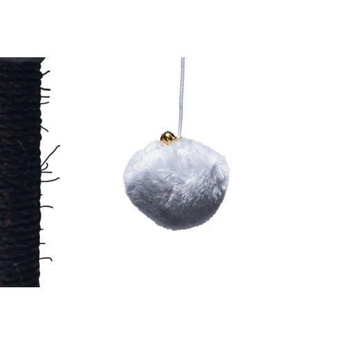 Beeztees Kedi Köşe Tırmalama ve Oyun Evi, Gri, 40x40x135cm