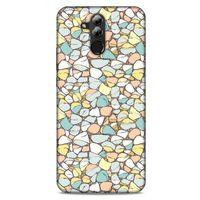 Huawei Mate 20 Lite Kılıf Baskılı Özel Seri Taşlı (24) Darbe Emici Kılıf