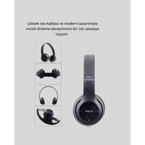 Bluetooth 5.0 Kablosuz Kulaklık – Extra Bass, Tf Kart Desteği, 3.5mm Aux Girişli