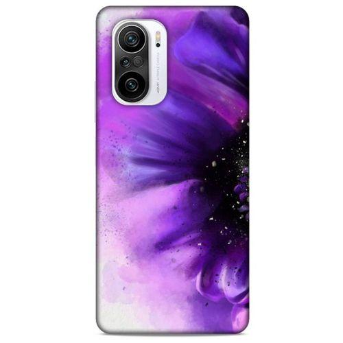 Xiaomi Mi 11 Uyumlu Kılıf Mor Delisi (31) TPU Kılıf Çiçek