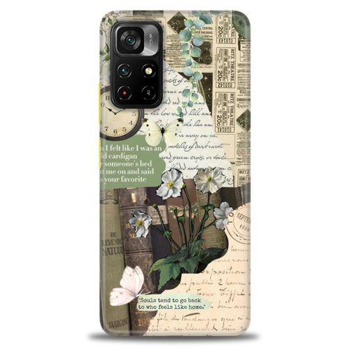 Xiaomi Redmi Note 11 Pro Plus Kılıf HD Baskılı Kılıf - Daisy Rose + Tam Ekran Koruyucu