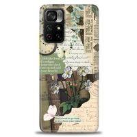 Xiaomi Redmi Note 11 Pro Plus Kılıf HD Baskılı Kılıf - Daisy Rose + Tam Ekran Koruyucu