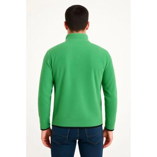 Ön Polar Kazak Dik Yaka - Yeşil