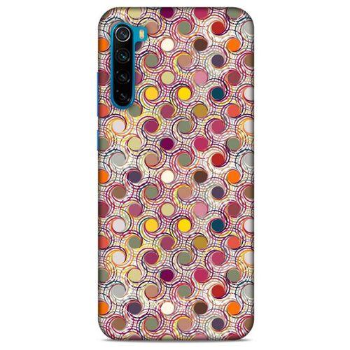 Xiaomi Redmi Note 8T Kılıf Pastel Renkler (36) Glitter Kılıf Sarı Pembe