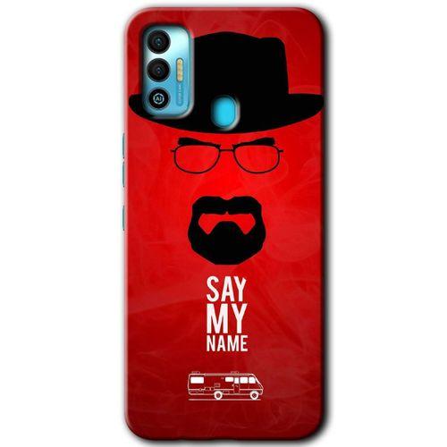 Potkal Hediye Fabrikası Tecno Spark 7T Kılıf HD Desen Baskılı Arka Kapak - Say My Name