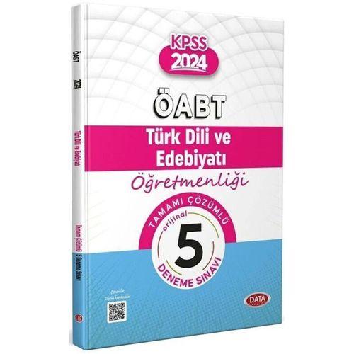 ÖABT Türk Dili ve Edebiyatı Öğretmenliği Tamamı Çözümlü 5 Deneme Sınavı Data Yayınları