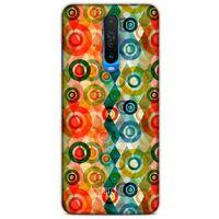 Xiaomi Redmi K30 Kılıf Pastel Renkler (31) TPU Kılıf Kırmızı Yeşil