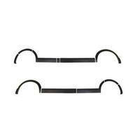 VOLKSWAGEN Transporter T6.1 2020 Set 11 Parça Çamurluk Kaplama Siyah Mat Asa Kum Desen Kısa Şase Sağdan Sürgülü