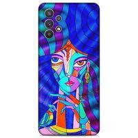 Lopard Samsung Galaxy A32 Uyumlu Kılıf Sürreal Yüzler ♀ (45) Liquid Air Kılıf Baskılı