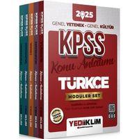 2025 KPSS Genel Yetenek Genel Kültür Konu Anlatımlı Modüler Set Yediiklim Yayınları