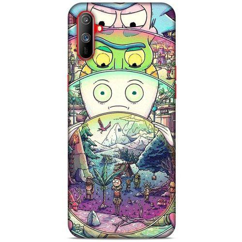 Realme C3 Uyumlu Kılıf Rick And Morty (48) Bumper Kılıf Decoy Jerrys
