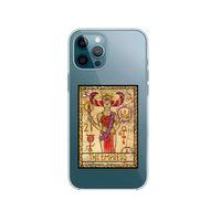 iPhone 12 Pro Max The Empress Desenli Premium Şeffaf Silikon Kılıf