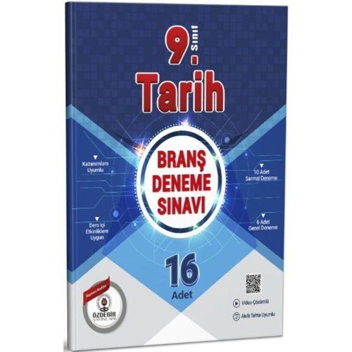 9.Sınıf Tarih Branş Deneme Sınavı Özdebir Yayınları
