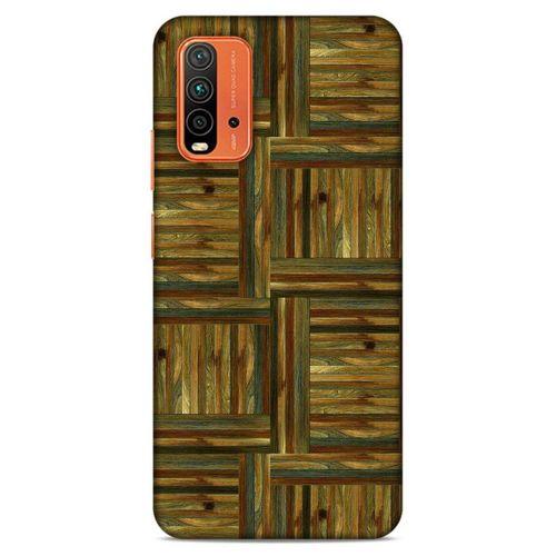 Lopard Xiaomi Redmi Note 9 4g Uyumlu Kılıf Wood'X (47) Crystal Flex Kılıf Baskılı
