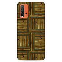 Lopard Xiaomi Redmi Note 9 4g Uyumlu Kılıf Wood'X (47) Crystal Flex Kılıf Baskılı