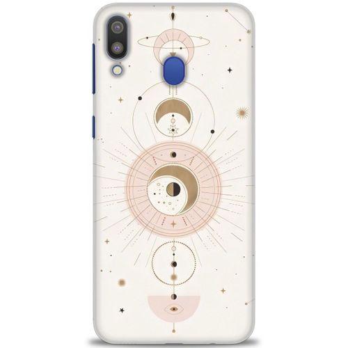 Samsung Galaxy M20 Kılıf HD Baskılı Kılıf - Evren + Tam Ekran Koruyucu